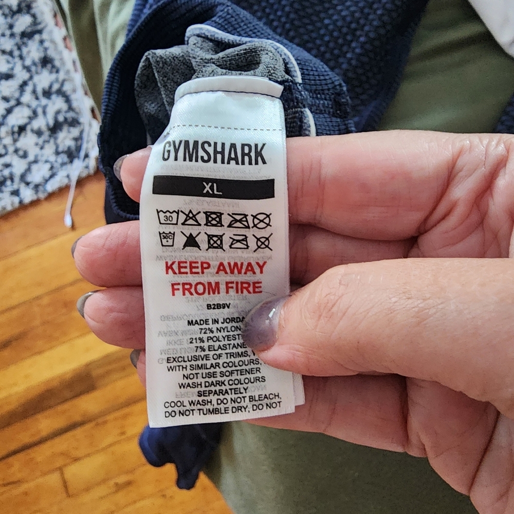 Seamless Blue Leggings Gymshark XL Women - Picture 5 of 5